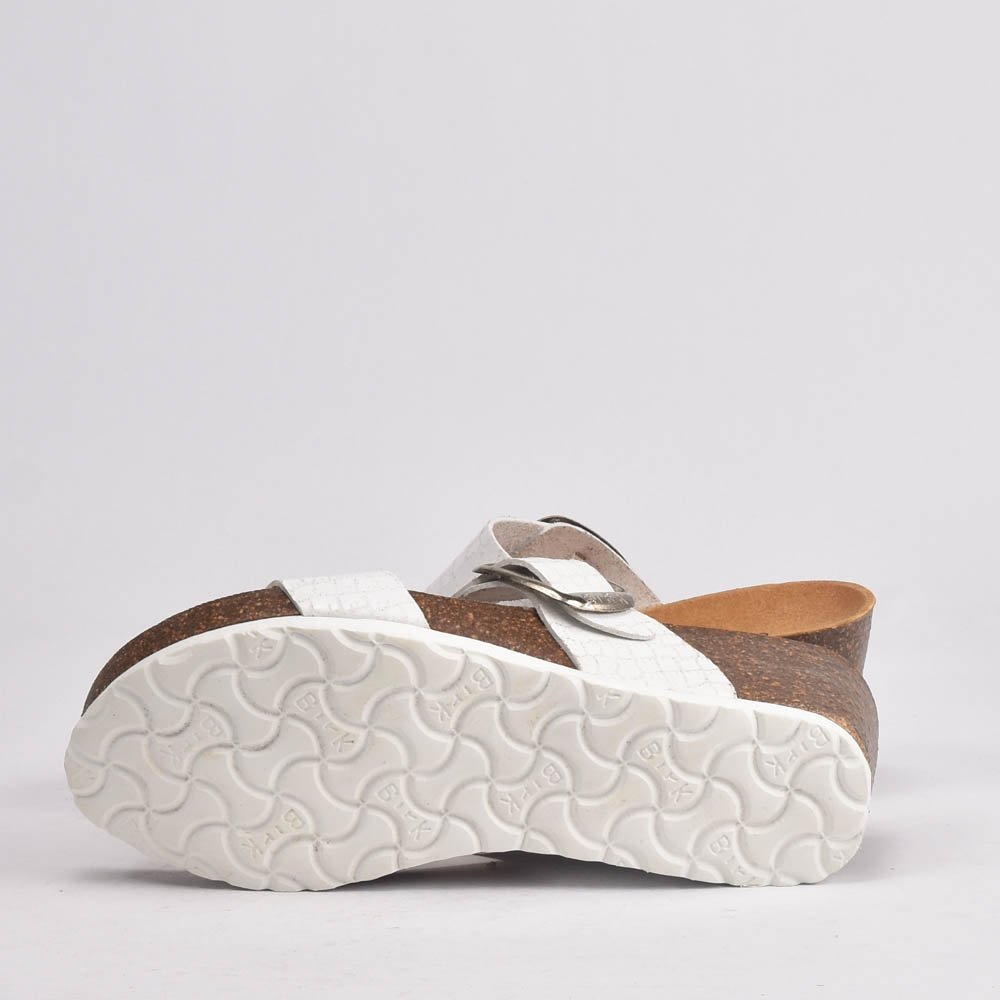 BIRK BLANC CROCO - الصورة 3