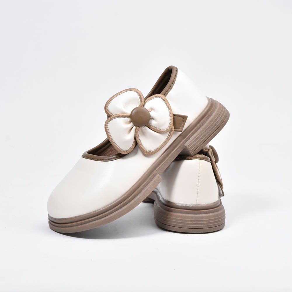 Chaussures plates Mary Jane Beige – Image 8
