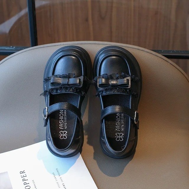 Chaussure Noir A boucles en Cœur - الصورة 4