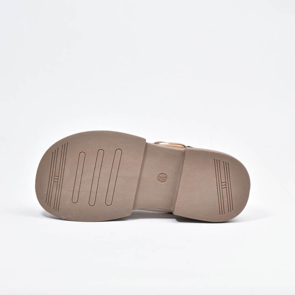 Chaussures plates Mary Jane Beige – Image 6