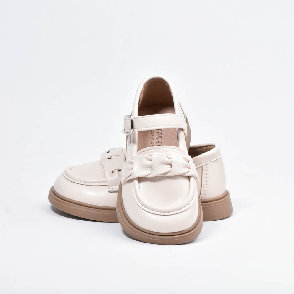 Chaussure Bande de nœuds Beige - الصورة 9