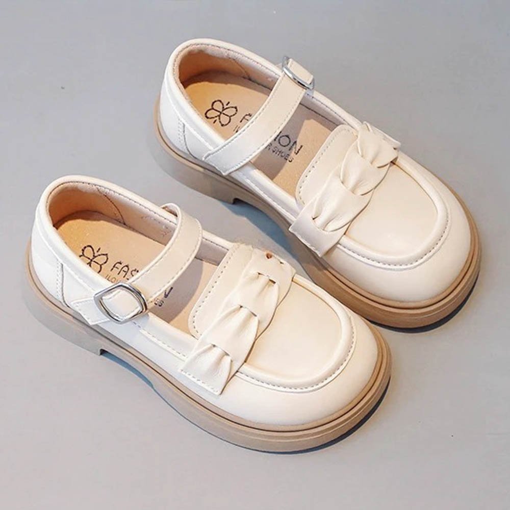 Chaussure Bande de nœuds Beige - الصورة 3